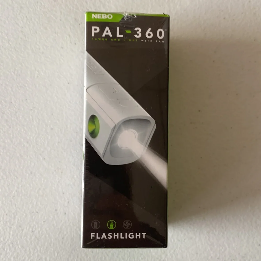 NEW - PAL-360 Power Bank and FlashLight with Fan